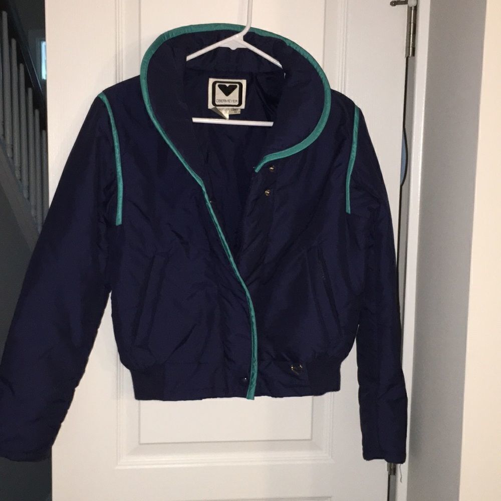 Vintage Retro Obermeyer Ladies 80’s Winter Style Snowboard Parka Ski Jacket 10